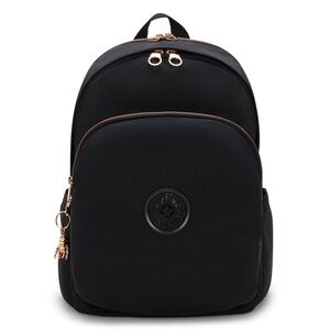 NWT - Kipling DELIA MEDIUM Laptop BACKPACK in Black Rose Spice